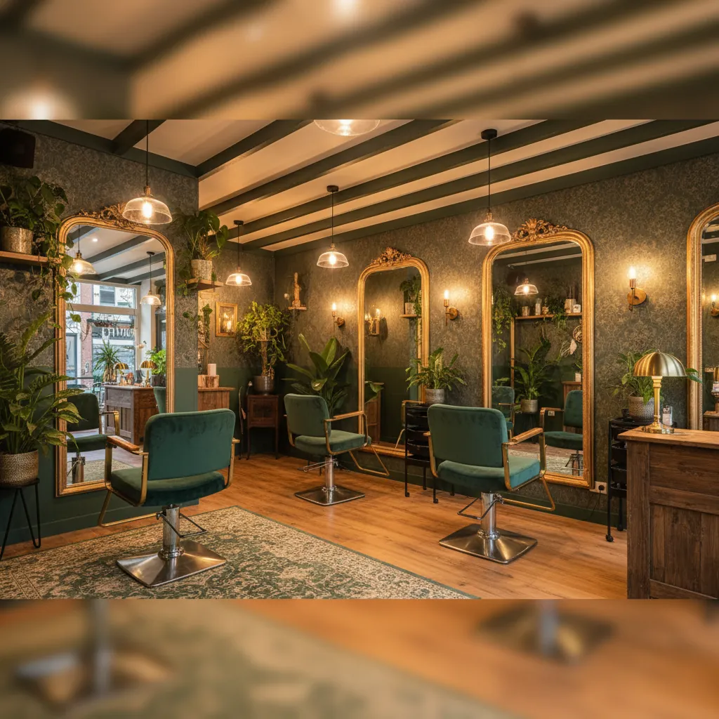 Interieur van Ashlyn's HairstylZ kapsalon Schoonhoven